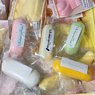 湿软手感仿真pu椭圆长条食物慢回弹湿软好玩好捏解压道具礼物