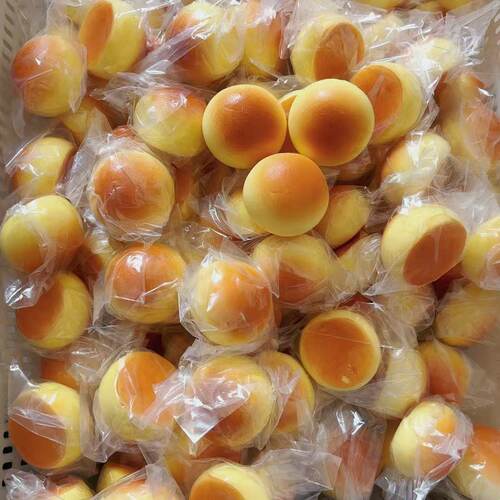 湿软手感软粘慢回弹仿真pu约4cm小面包面包解压捏捏乐squishy礼物