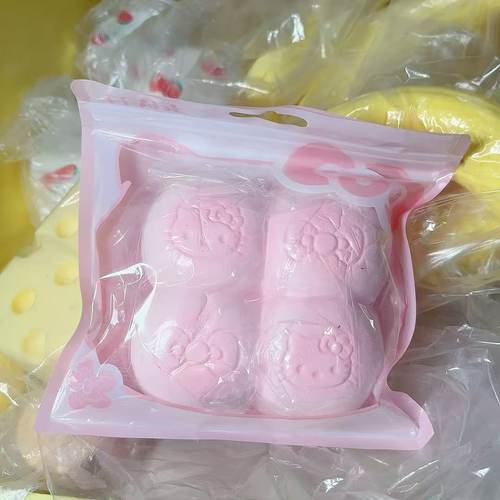 湿软手感慢软粘仿真欧包慢回弹捏捏乐解减压模型道具礼品一件