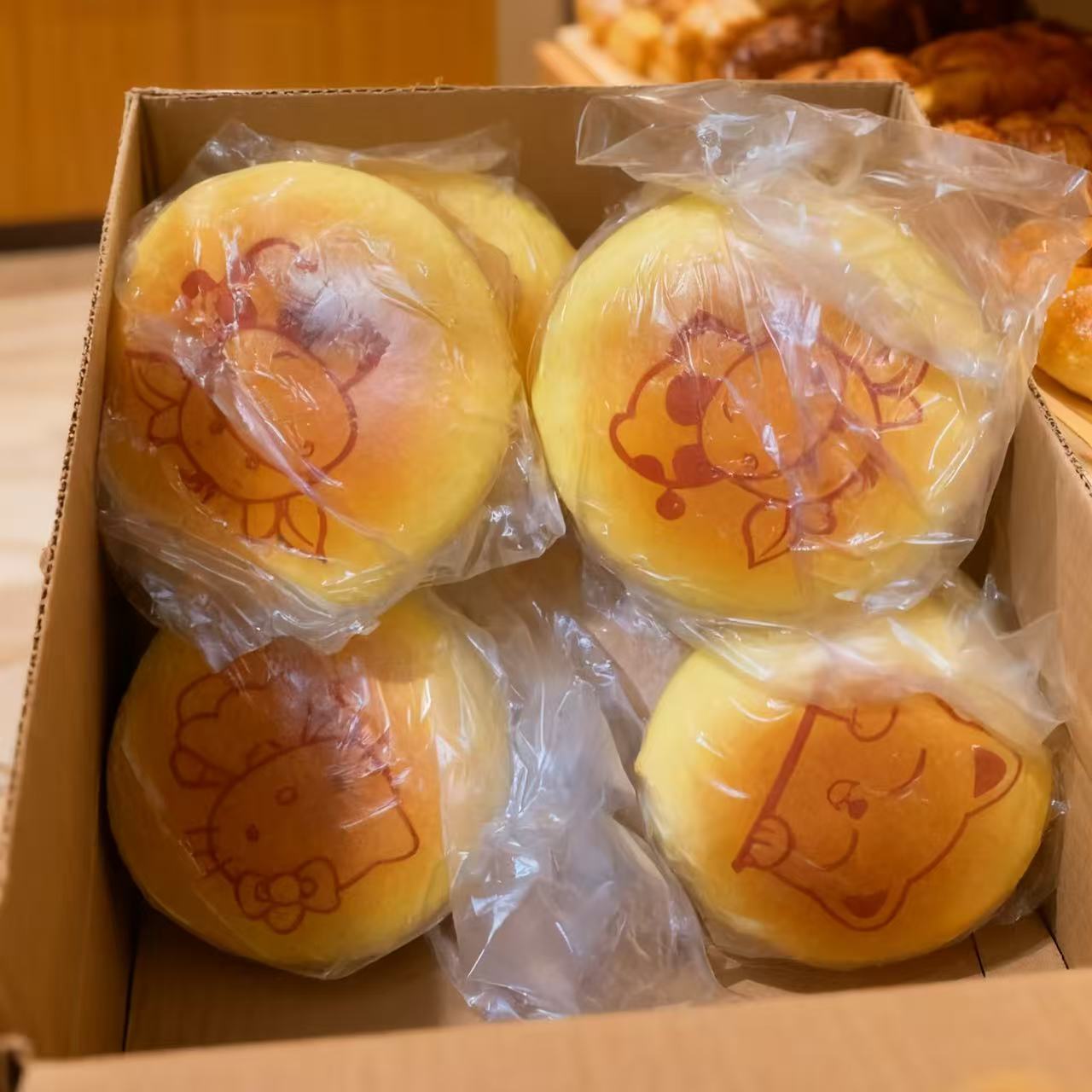 湿软手感软慢粘仿真猫咪面包慢回弹捏捏乐解压模型道具