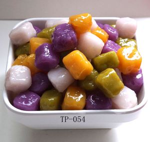 仿真芋圆红豆芋圆冰激凌芋圆黑珍珠红豆芋圆芒果冰激凌球芋圆模型