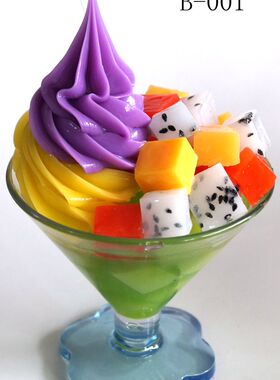仿真碗装杯装冰激凌模型冰淇淋圣代摆设样板房餐饮影视摄影道具