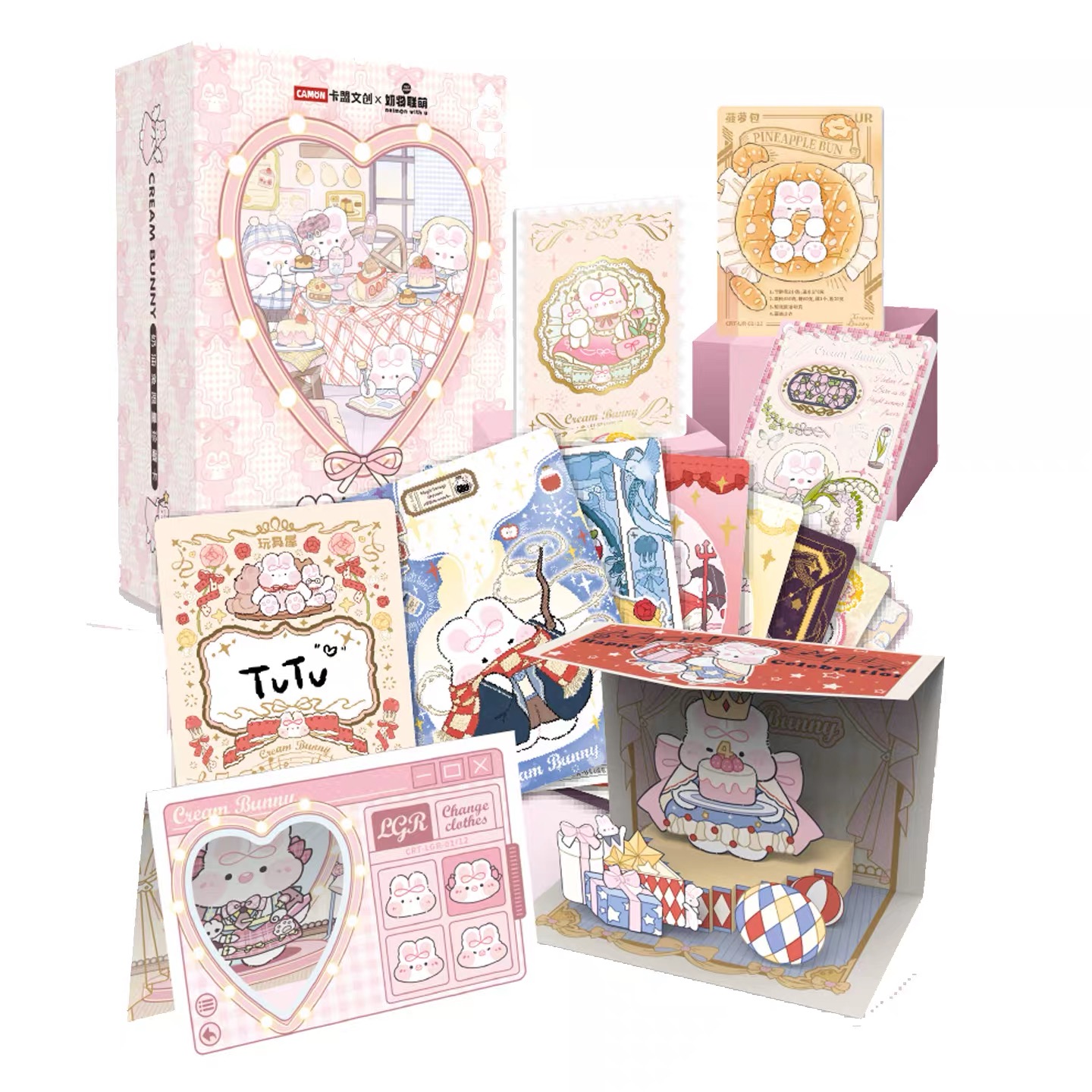 卡盟文创出品奶物联盟CreamBunny奶油兔限量珍藏卡第一弹收藏卡牌