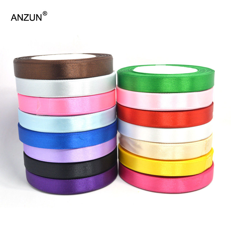 12mm 22米diy饰品材料三顶织带缎带四分带礼品包装丝带多色