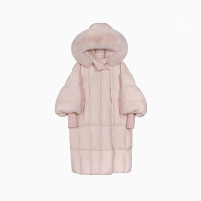 【鑫baby甄选】莫斯科冬天   超仙高级仿狐狸毛领羽绒棉服