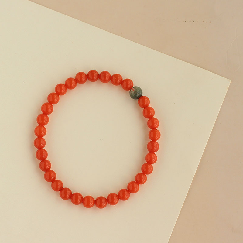 天然原矿南红手串收藏级高货