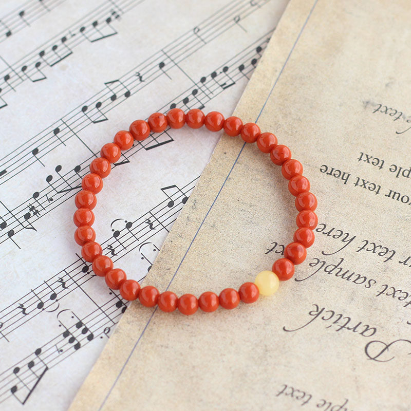 여자 풀 컬러와 전체 육체 감 붉은 사천 WASI 소재 팔찌를위한 원래 광석  천연 남쪽 붉은 마노 팔찌