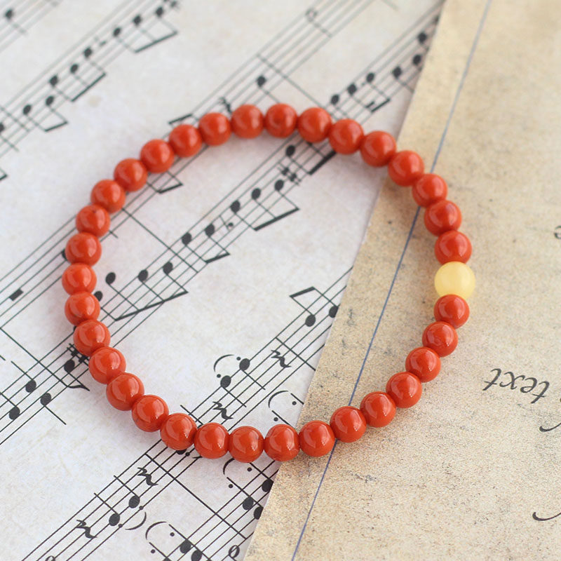 여자 풀 컬러와 전체 육체 감 붉은 사천 WASI 소재 팔찌를위한 원래 광석  천연 남쪽 붉은 마노 팔찌