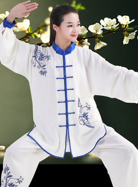 新品春夏秋款嘉嘉棉刺绣太极服