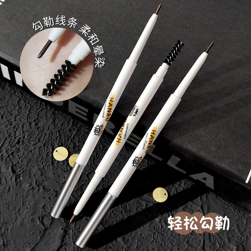 网红同款双头极细眉笔防汗防水持久不脱妆不晕染超细野生眉初学者