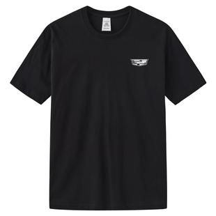 凯迪拉克4S店工作服短袖T恤定制夏汽车美容售后工装男女纯棉工服