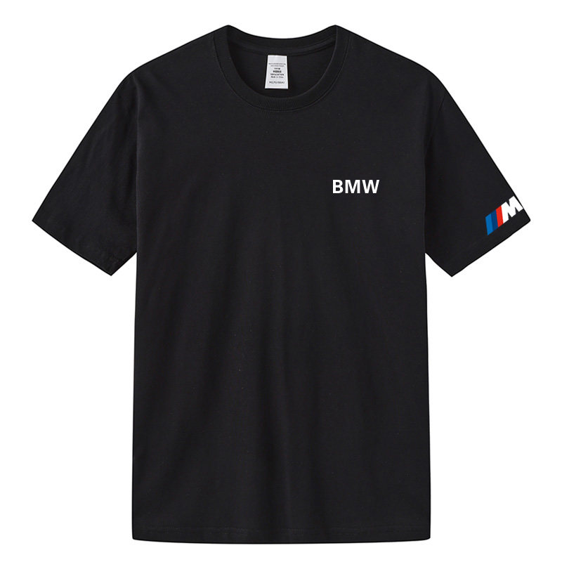 新款宝马工作服短袖T恤定制logo图片