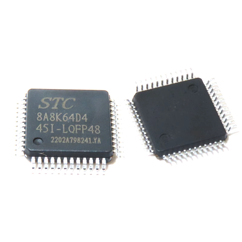全新原装 STC8A8K64D4-45I-LQFP48微控制器MCU单片机IC芯片集成
