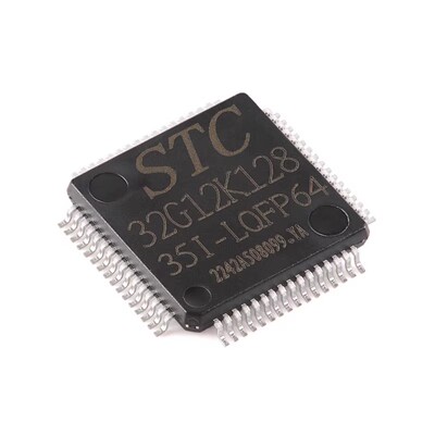 全新原装STC宏晶正品 STC32G12K128-35I-LQFP64贴片单片机芯片ic