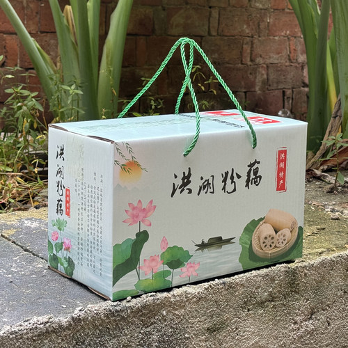 礼盒正宗洪湖粉藕湖北特产莲藕煲汤炖汤新鲜糯米九孔莲藕红现挖