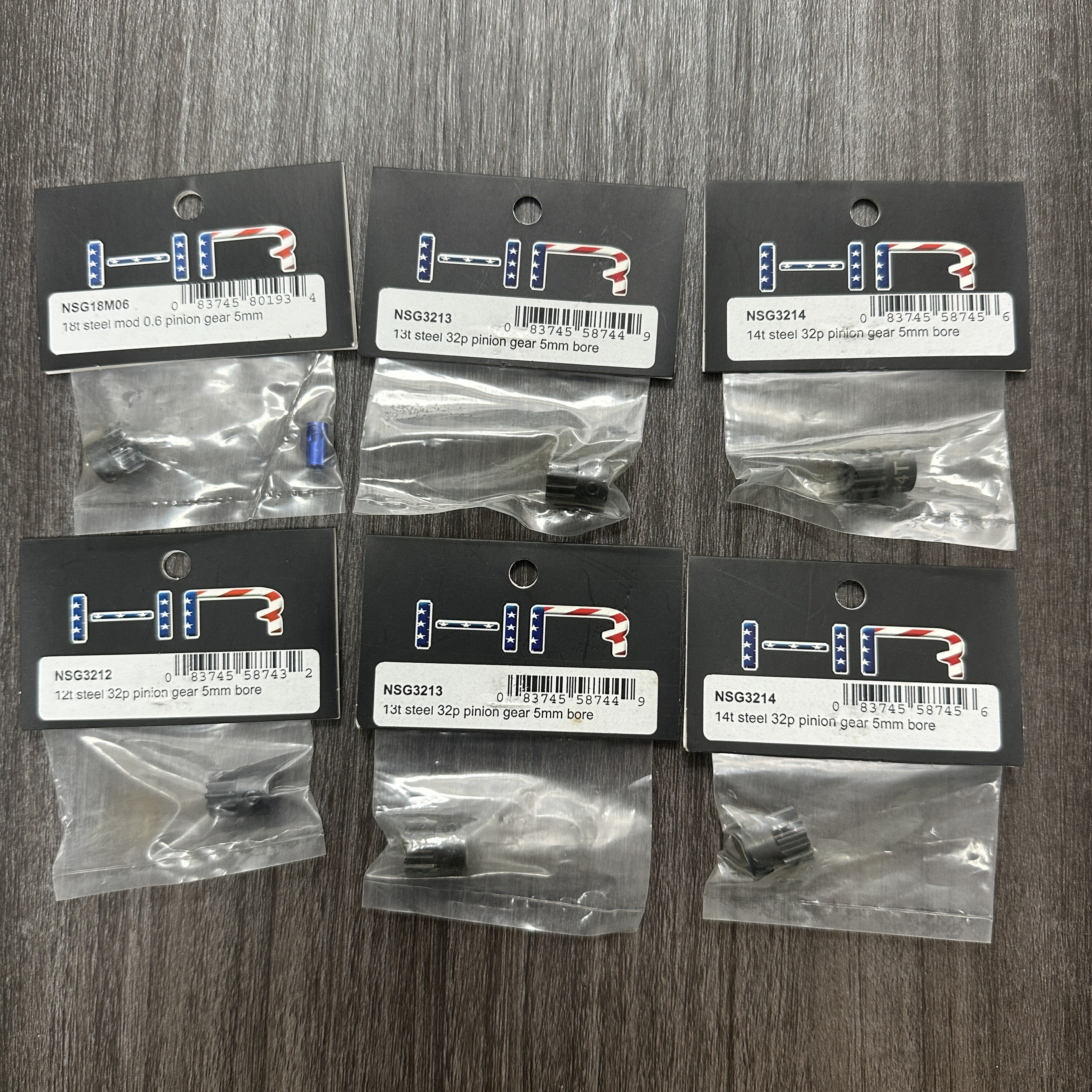 HR 电机齿 马达齿轮 齿轮 32P 5MM孔径 8T~24T#NSG32