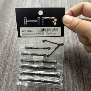 HR FOR Axial SCX24 90081 铝合金全车拉杆套件#SXTF133A01