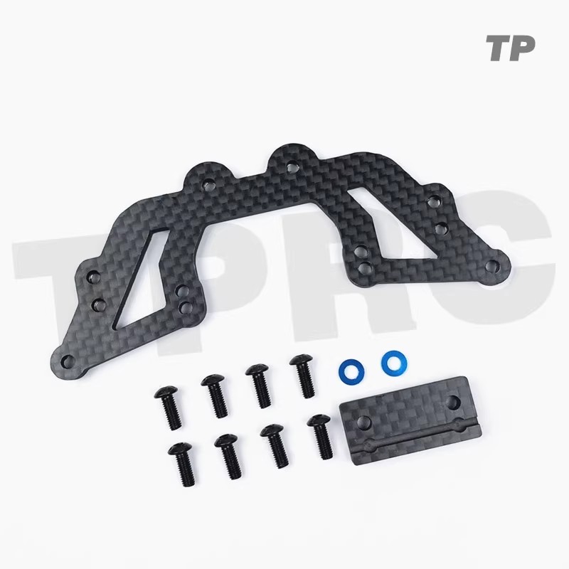 TP FOR TAMIYA 田宫 XV01 碳纤维二楼板 转向固定架 支架