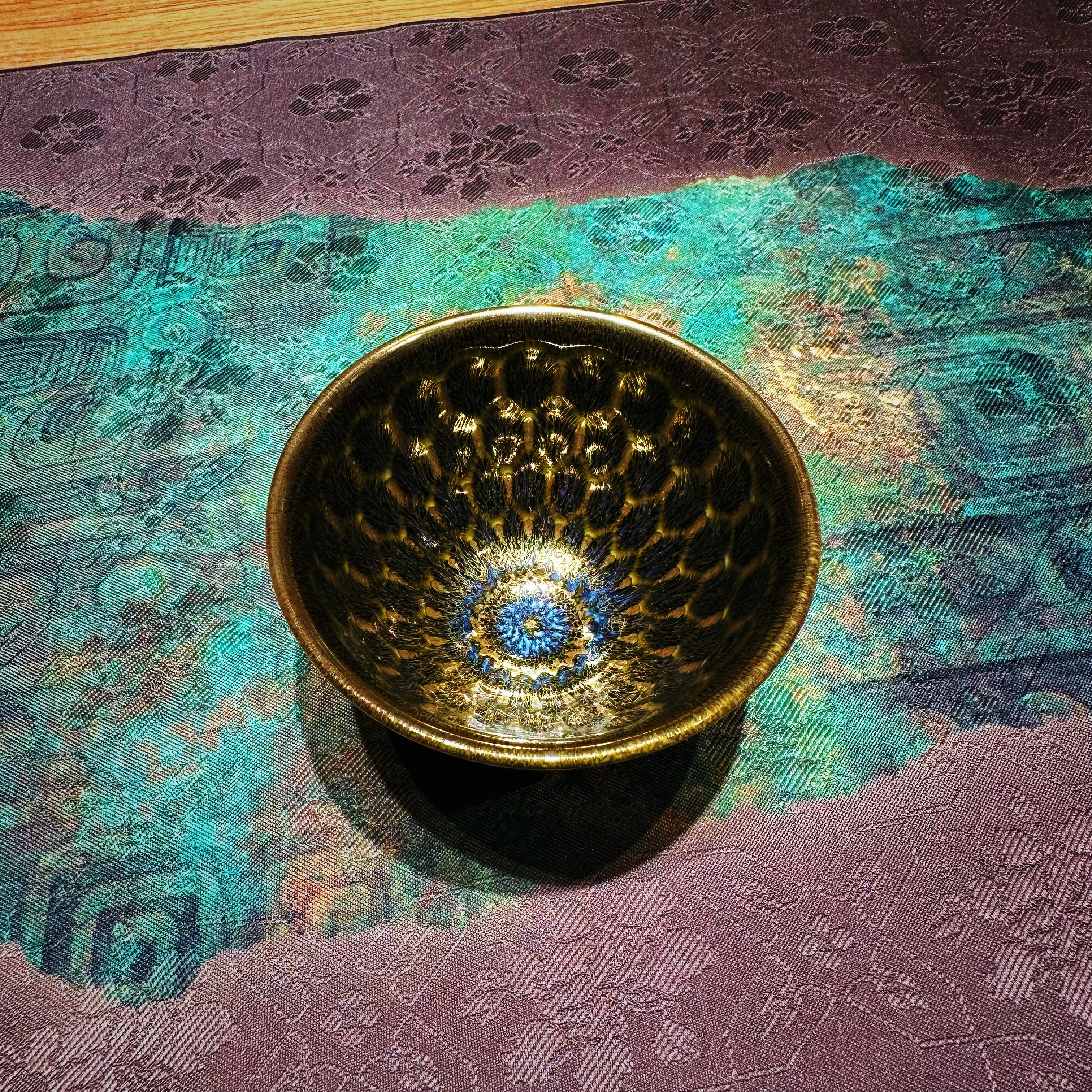 龙德堂-范泽锋砾石融金见喜天目盏