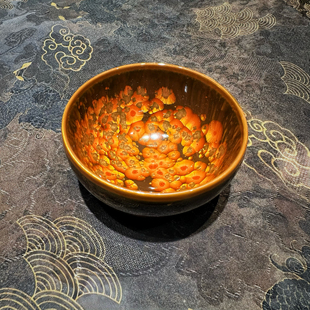 范泽锋朱鹮红钵型天目杯龙德堂主人杯