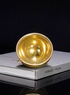 范泽锋金丝玉毫天目杯 束口