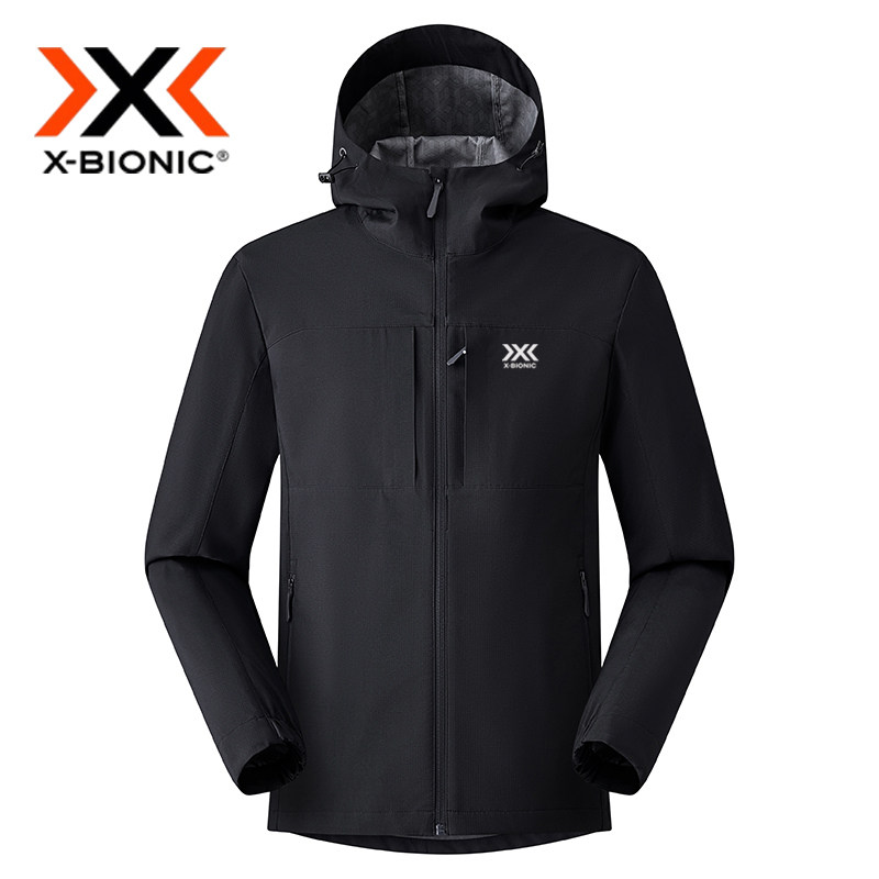 XBIONIC连帽软壳夹克男防风防水图片
