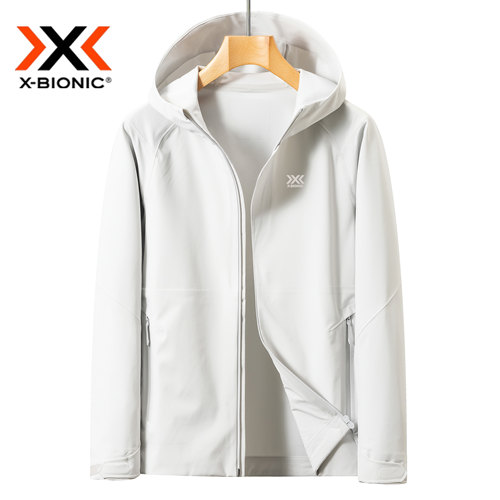 XBIONIC 旷野轻量连帽夹克男秋季新款科技三防户外运动机能短外套