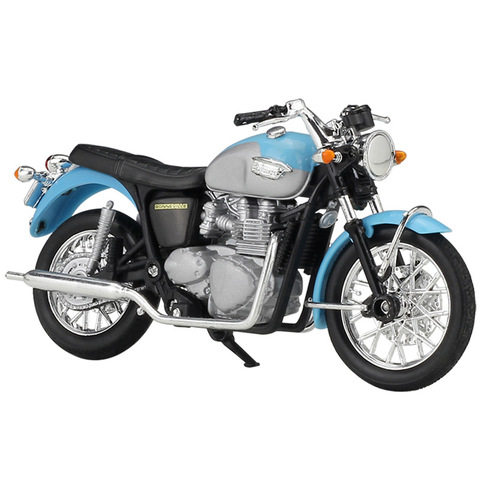 凯旋welly1合金威利摩托车模型18:仿真triumph2002bonneville