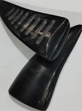 牛角卦用品 九宫八卦阴阳杯 水牛角圣卦圣杯羊角形打卦诚信