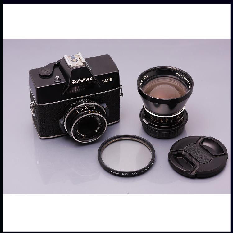 禄来Rollei SL26 40/2.8 80/4 一机两头套机胶片相机