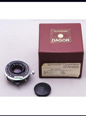 金点dagor 150/6.8 6英寸 6IN/F6.8 大画幅镜头 带包装美品