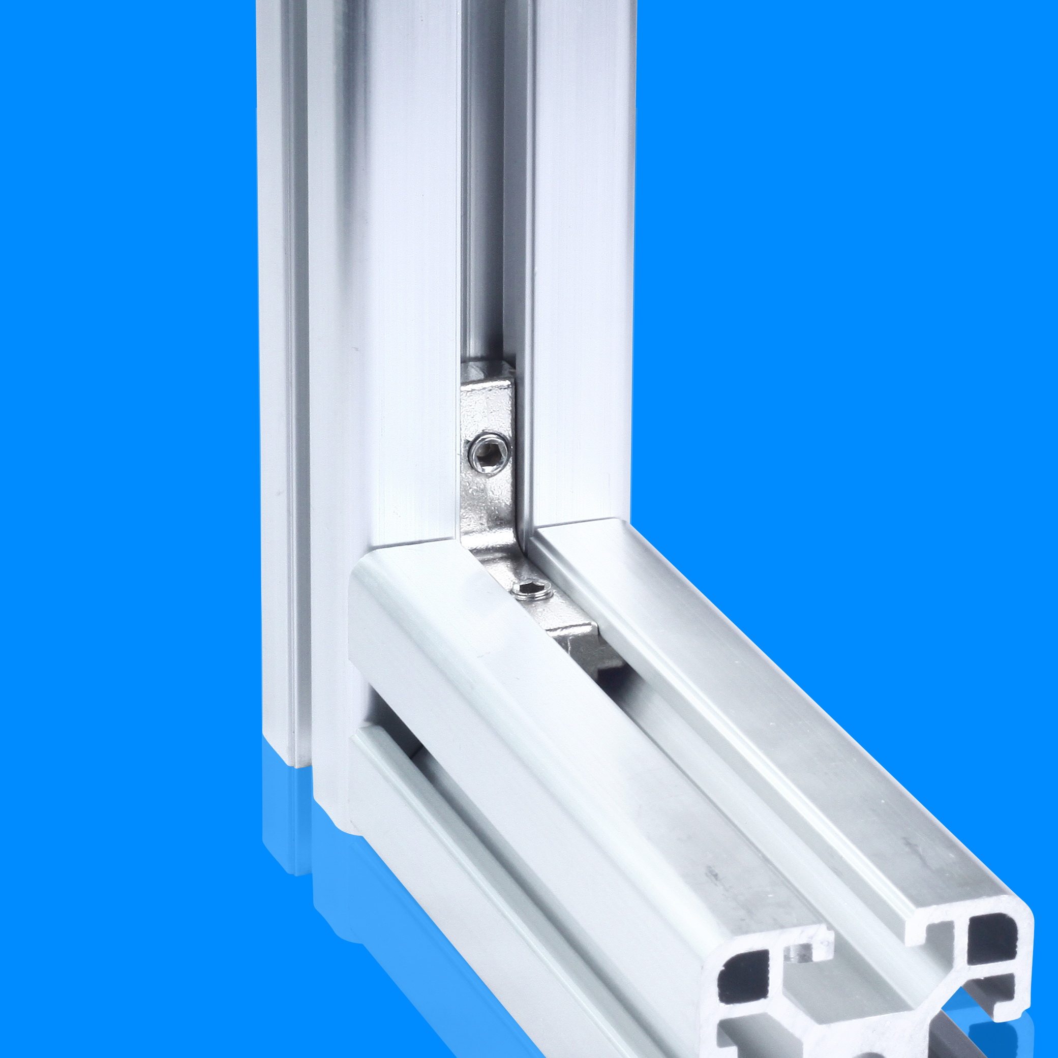 工业铝型材 配件内角件铝合金角槽连接件20/30/40/45角码角槽