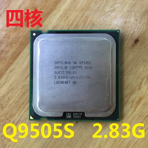 英特爾 775 CPU 酷睿2 Core 2 Quad Q9505S 2.83G 低功耗四核散片