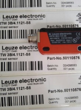 原装LEUZE劳易测色标传感器KRTW 3B/4.1121-S8 50110576色标电眼