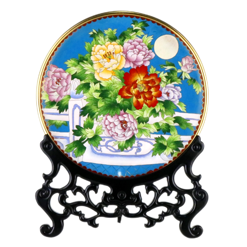北京花好月圆生日礼物书房景泰蓝