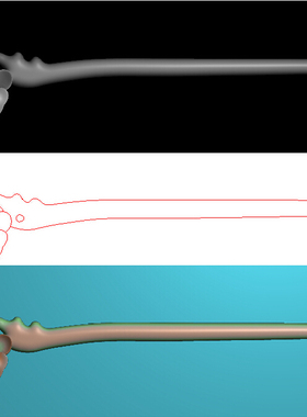 原创作品 梅花发簪JD精雕图玉雕木雕浮雕图artcam灰度图BMP