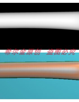 大树叶发簪精雕图 浮雕图 灰度图  artcam桃木雕玉雕骨雕牙雕刻图