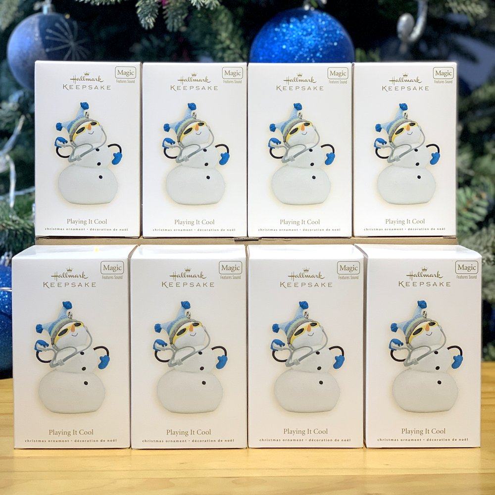 圣诞新年小礼物美国hallmark摇滚小雪人超可爱冬天的伴手礼15美元