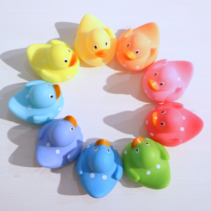 美国的 可爱的彩色橡胶小鸭子 无异味