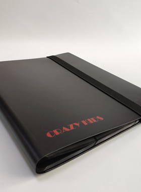 【尖峰】游戏王黑色绑带9格九格固定页卡册卡牌收纳CK收藏牌册