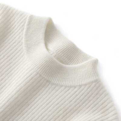 100纯山羊绒羊绒衫儿童半高领