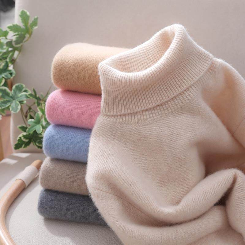 儿童双股加厚羊毛衫高翻领针织衫男女童打底衫宽松时尚中大童毛衣,童装/婴儿装/亲子装,毛衣/针织衫,淘宝优惠券,粉丝福利购,淘宝优惠卷