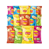 Lay 10包 经典 乐事 40g 薯片 原味 休闲零食礼包膨化薯片