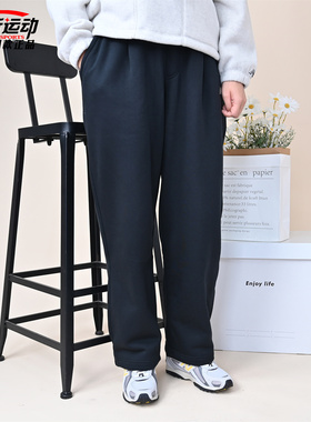 New Balance NB新款男子加绒保暖长裤宽松休闲直筒运动裤MLF41431