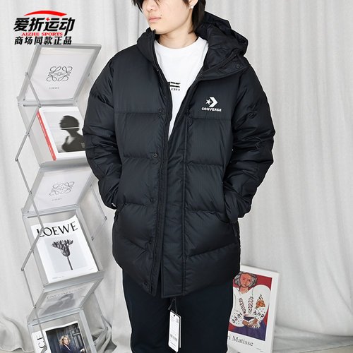 匡威保暖连帽男子羽绒服