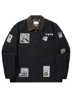 李宁LiNing新款Atticus Torre艺术家限定百搭时尚短棉服AJMV281-4