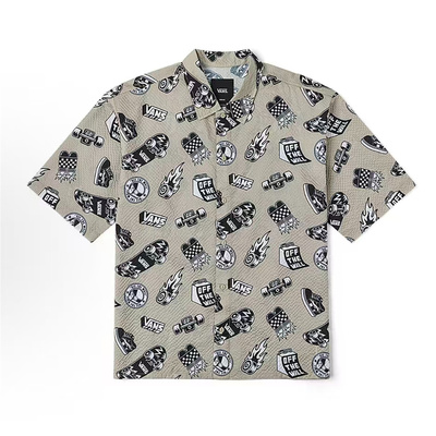 VANS范斯男时尚百搭短袖衬衫