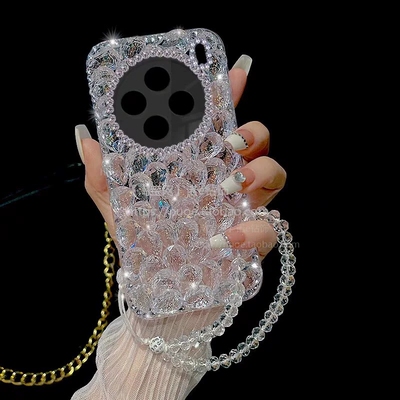适用oppoFindX8手机壳X7金铂钻女款X6镶钻X5全包X3带挂绳X2防摔FindX8s满钻X9pro闪钻软胶壳Find8Ultra