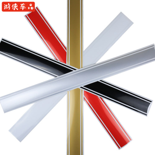 复古摩托车改装cafe racer咖啡骑士油箱泥板贴条贴纸贴花竖条贴膜