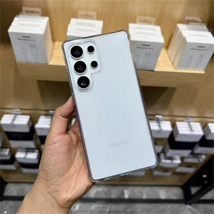 适用三星s25ultra手机壳新款韩国原装GalaxyS25全包防摔S25Plus透明s24ultra高级感s24plus超薄s24保护套硬壳